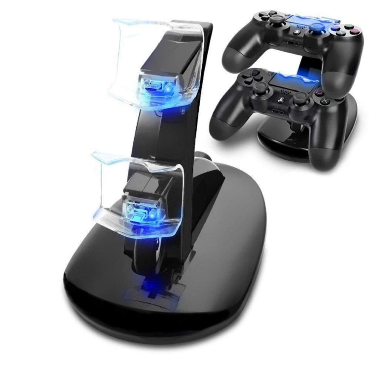 LED雙USB PS4充電站支架底座適用於Sony Playstation 4 PS4 / PS4 Pro / PS4 slim