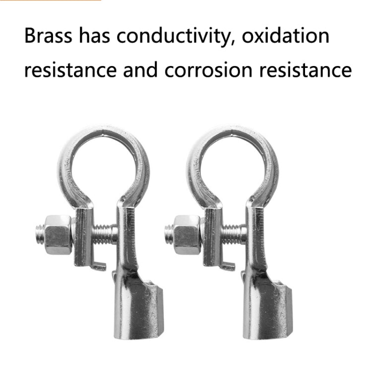 1對一賣 T007 黃銅電鍍錫汽車電瓶樁頭 蓄電池端子接頭電纜接線頭