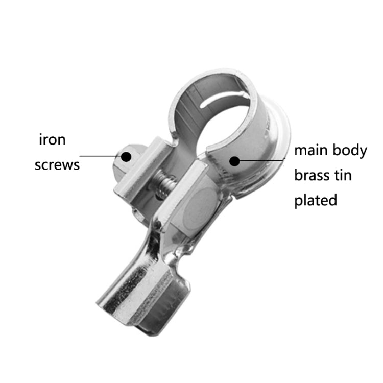 1對一賣 T007 黃銅電鍍錫汽車電瓶樁頭 蓄電池端子接頭電纜接線頭