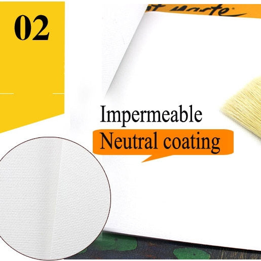 10張/包 油丙烯畫帆布墊紙書 畫布帆布紙