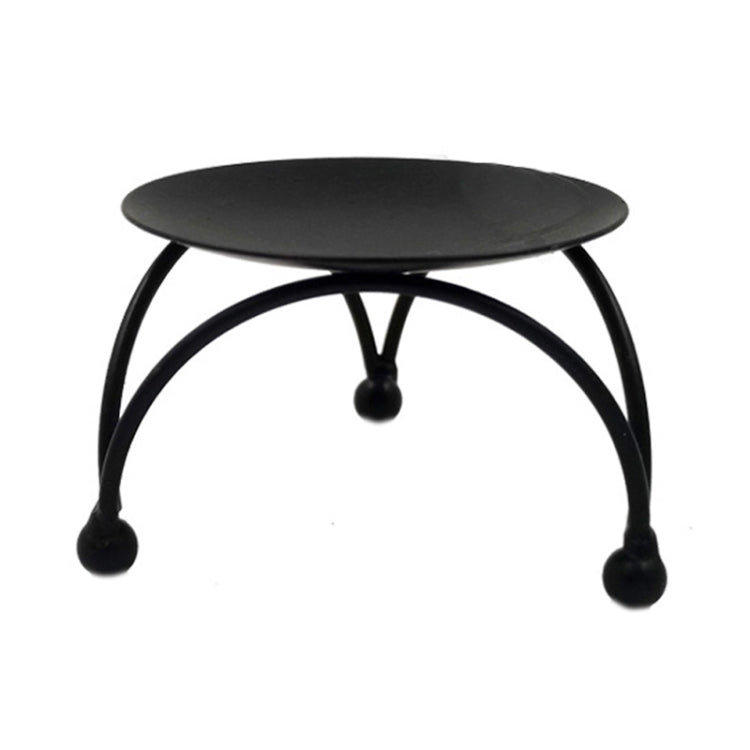 幾何立體圓形鐵藝燭台 桌面擺件