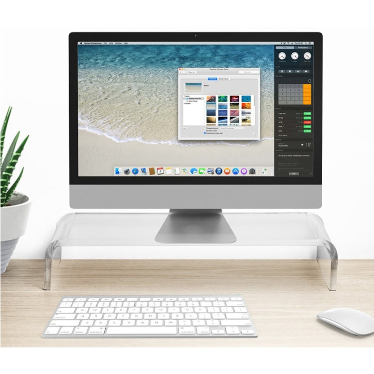 SYC0043 2個一賣 電腦显示器桌面增高亞克力底座