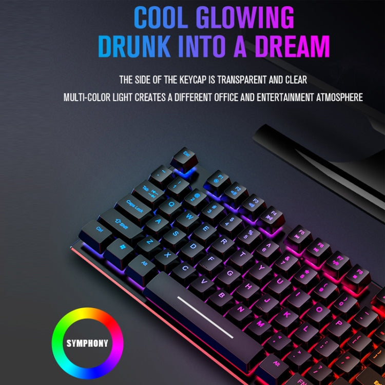 LD-126 4合1 發光鍵盤+鼠標+耳機+鼠標墊套裝