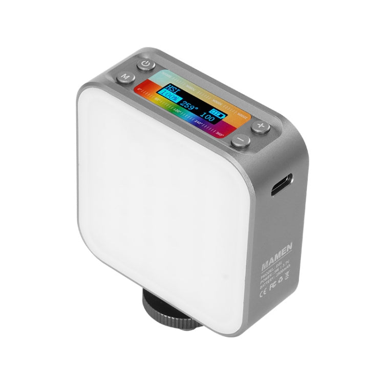 Mamen D01 66燈珠 2500-9000K雙面RGB補光燈