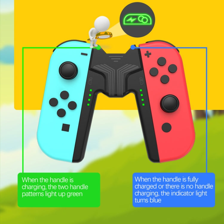 2068 手柄充電握把適用於Switch Oled joy-con