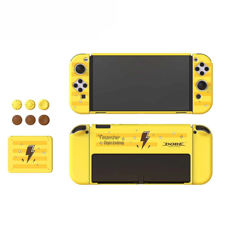 DOBE TNS-1192 主機手柄保護殼+卡盒+搖桿帽套裝 適用於Switch OLED