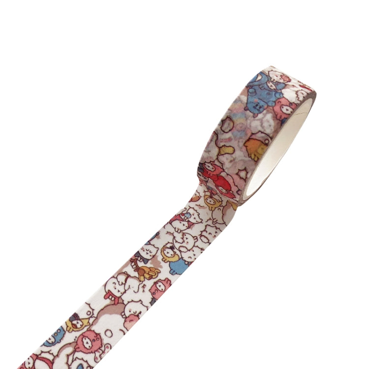 10個一賣 手帳和紙可愛膠帶，顏色隨機發貨