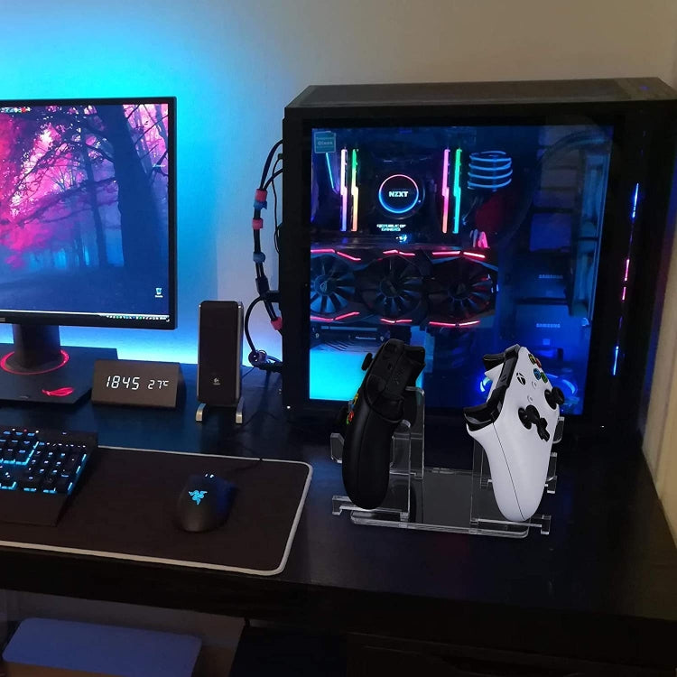 透明亞克力遊戲機手柄支架展示架適用於Xbox Elite/PS4/PS5/Xbox/NVIDIA