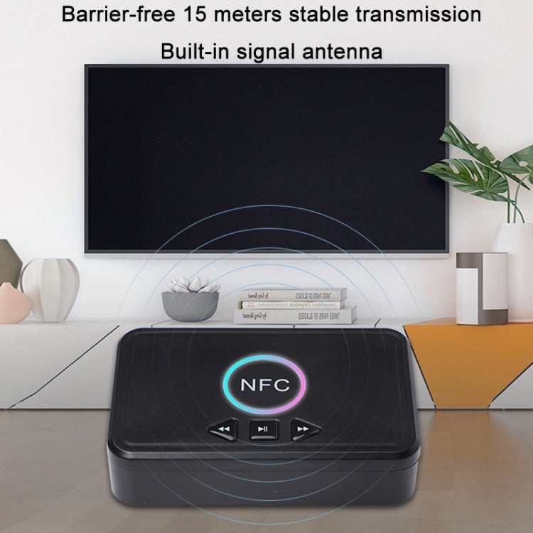 藍牙5.0 AUX接口車載NFC音頻接收器