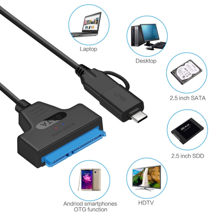 T10 USB3.1轉SATA易驅線硬盤轉接線