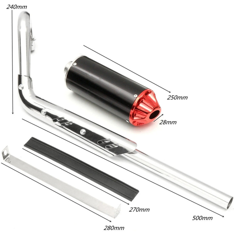 越野摩托車鋁合金排氣管消音器, Pipe Muffler