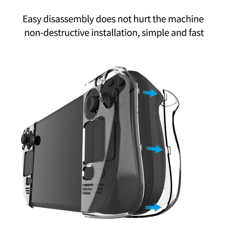 PGTECH  分體水晶硬殼保護套適用於Steam Deck遊戲主機