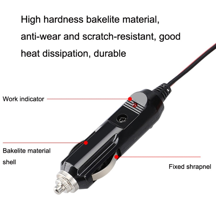 12-24V汽車點煙器插頭延長線，線長3.7米