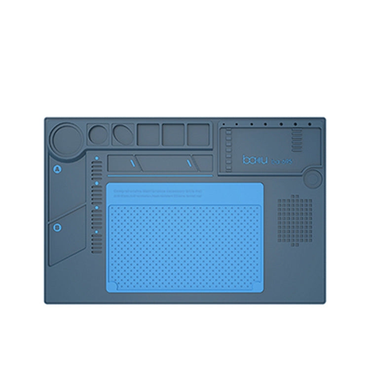 巴酷 BA-695 TPR+硅膠2合1電腦手機維修台墊耐熱絕緣墊