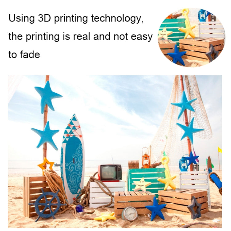 2.1m x 1.5m 海灘衝浪板攝影背景布