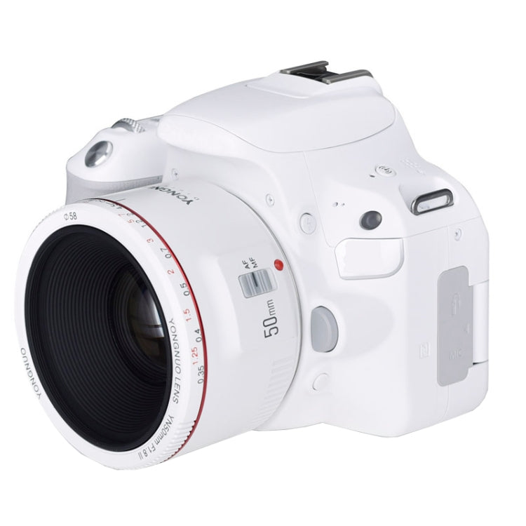 永諾 YN50mm F1.8 II 定焦鏡頭全畫幅自動對焦 適用於佳能單反相機