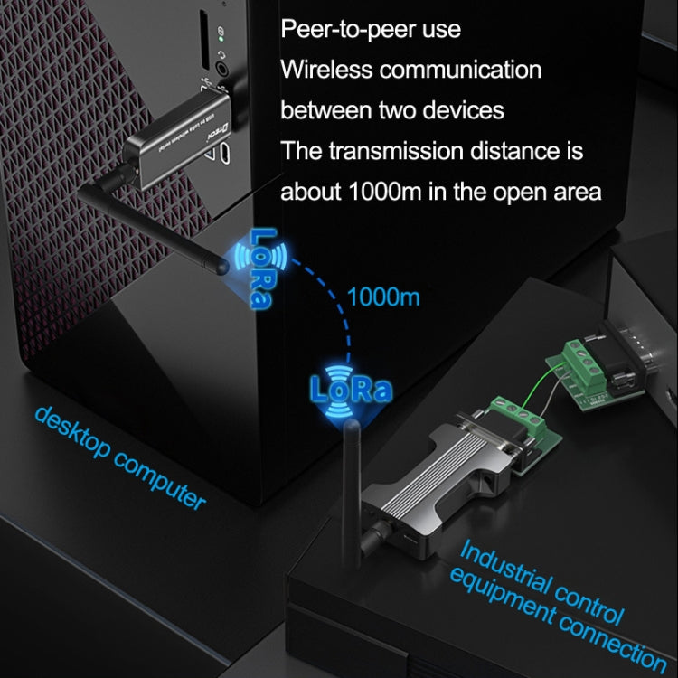帝特 IOT5060A RS485轉LORA串口無線傳輸器模塊