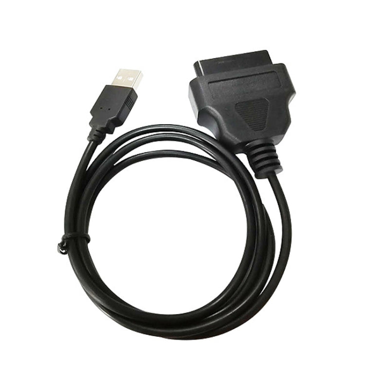 16PIN USB AM轉OBD2母轉換線汽車電腦診斷儀線