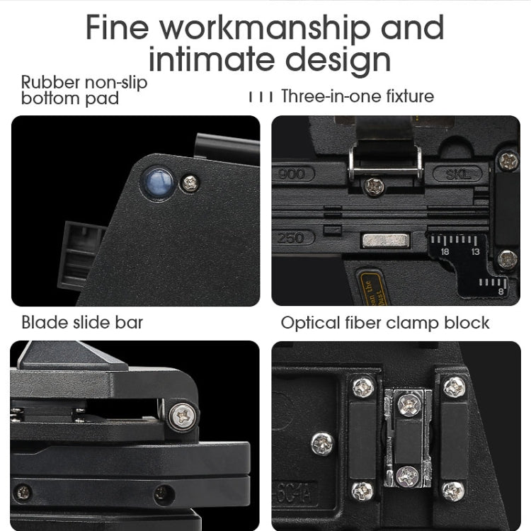 康普泰 AUA-6C 高精度冷接熱熔通用光纜切割刀