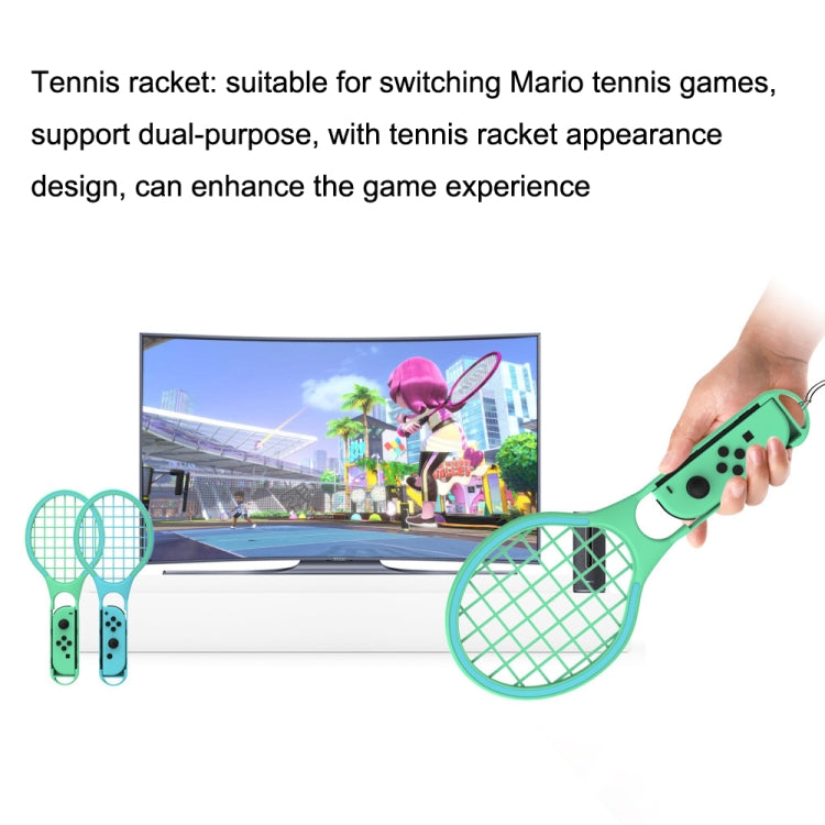 DOBE TNS-2123 運動光劍+腿帶+網球拍+腕帶 7合1運動套裝適用於任天堂Switch