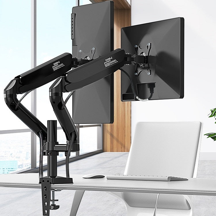 KALOC 電腦显示器桌面雙屏氣壓升降支架