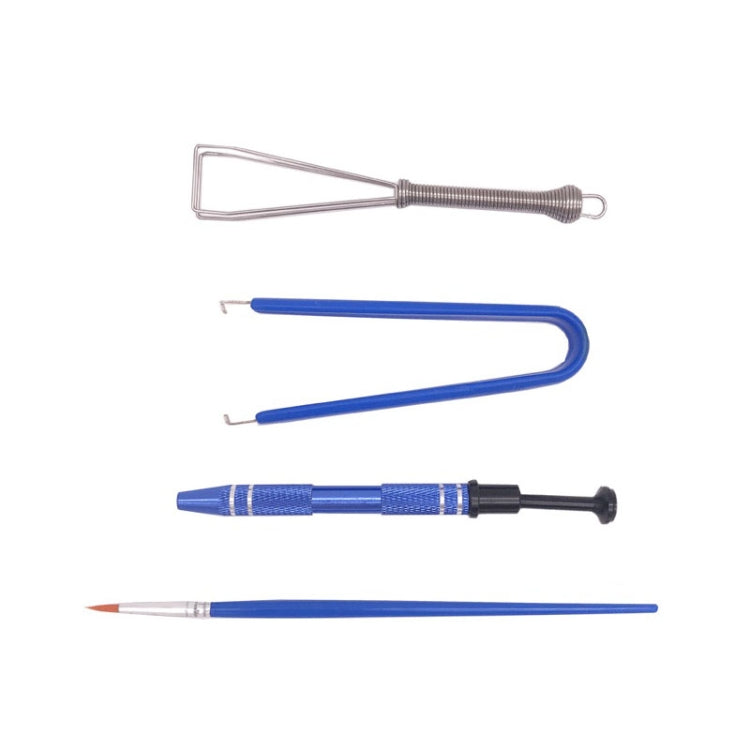 4合1机械鍵盤鍵帽取鍵器 開關試軸鋼絲 清潔套裝