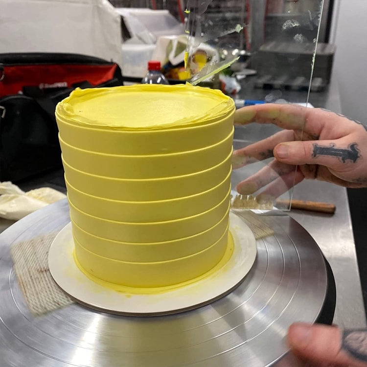6合一透明亞克力蛋糕刮刀平滑工具套裝