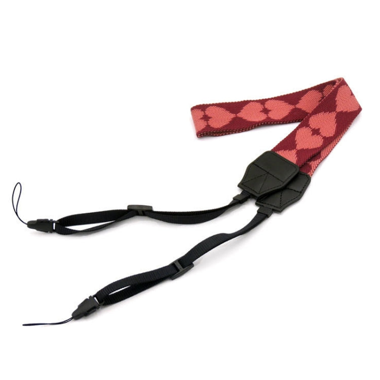 2個一賣 可愛愛心掛脖微單卡片機單反相機背帶