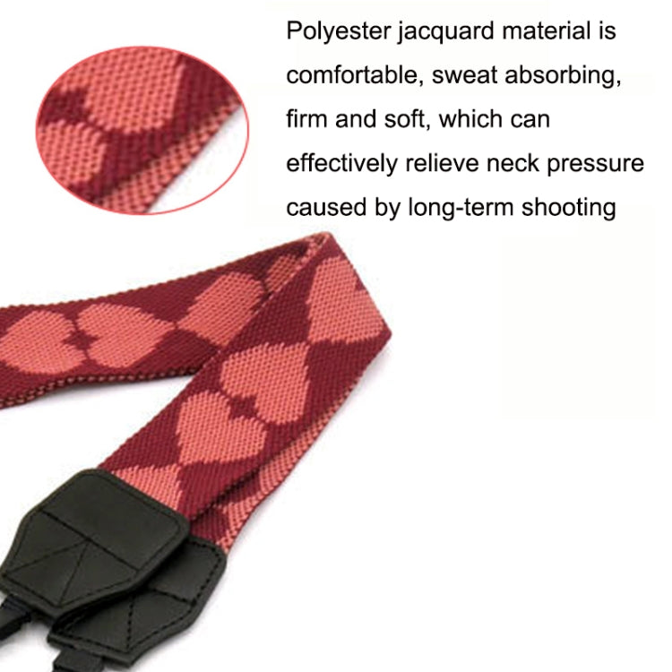 2個一賣 可愛愛心掛脖微單卡片機單反相機背帶