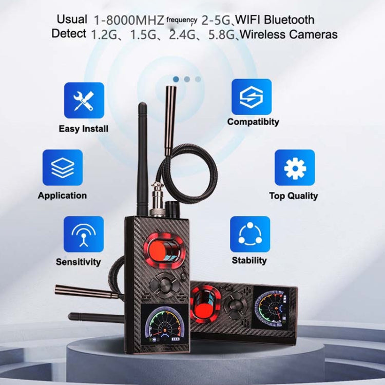 K99 反竊聽防偷拍檢測儀信號攝像頭汽車掃描探測器