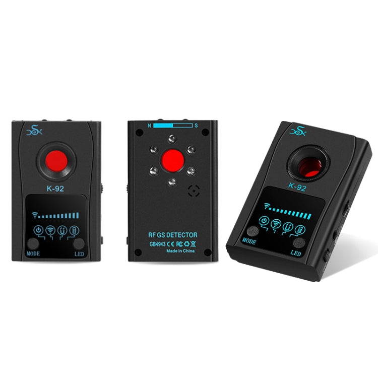 K92 酒店防偷拍紅外線掃描攝像頭GPS防定位探測器