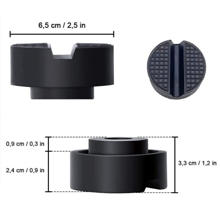 4個一賣 汽車通用千斤頂支架橡膠支撐塊, Rubber Support Block