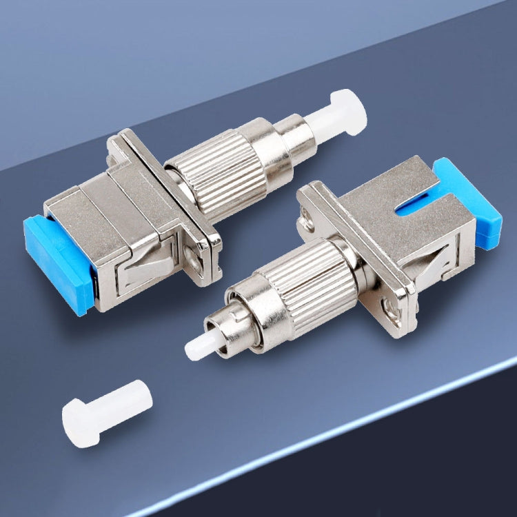 FC公轉SC母光纖轉換頭 跳線SM適配器 紅光筆單模轉接頭