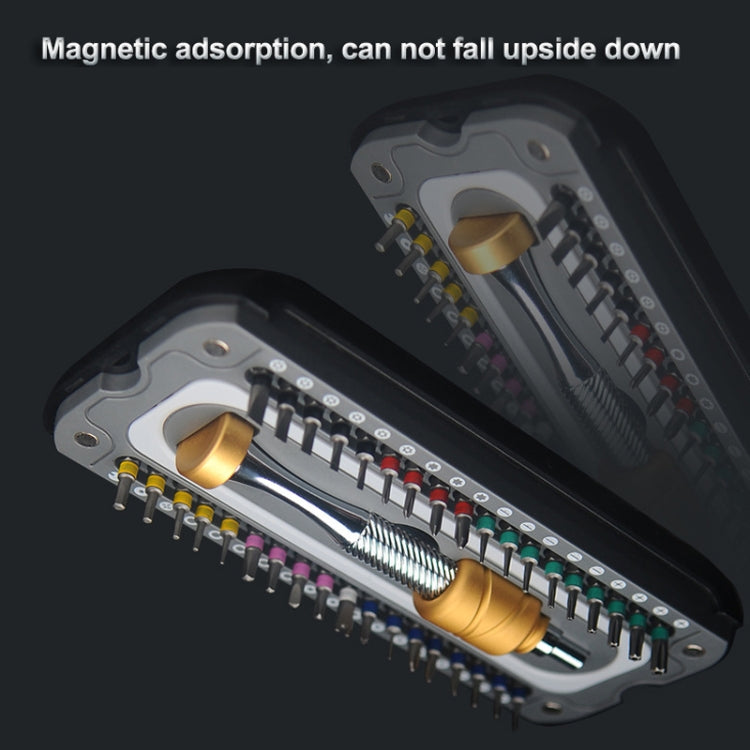 37合1鋁製眼鏡螺絲刀套裝 電腦手錶拆機維修工具, 37 in 1
