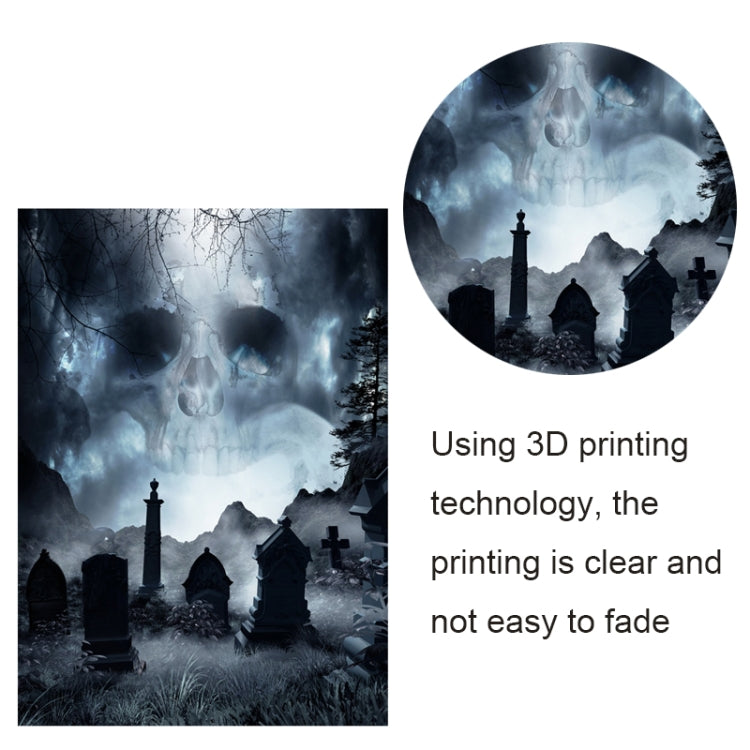 2.1m x 1.5m 萬聖節攝影背景布派對裝飾布