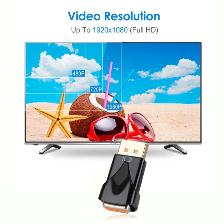 D29 DP To VGA 轉接頭 高清轉換器