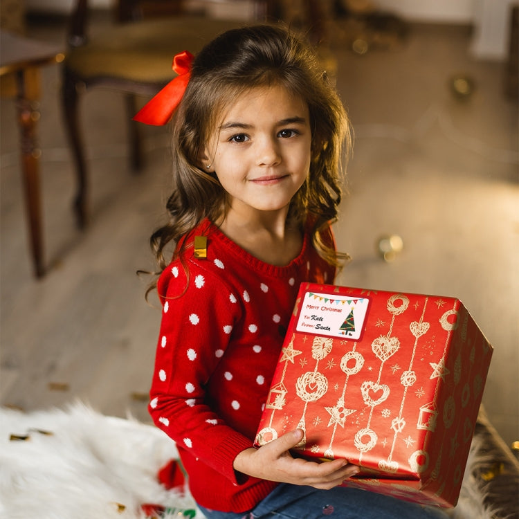 1套賣  72個/套 貼紙 聖誕節不幹膠貼紙禮品袋包裝盒封口貼