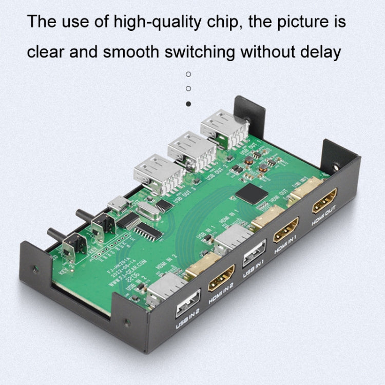 FJGEAR  FJ-HK201A 60HZ 高清音視頻HDMI轉KVM切換器