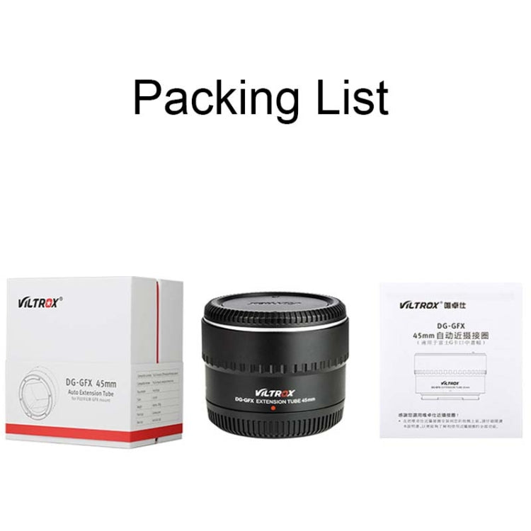 適用於富士 GFX50R/50S 唯卓仕 DG-GFX45mm 攝像機中畫幅微距轉接環