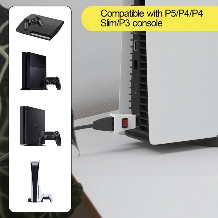 JYS PS5主機電源開關斷電保護裝置 適用於PS5/PS4 Slim/PS3/Xbox SeriesX