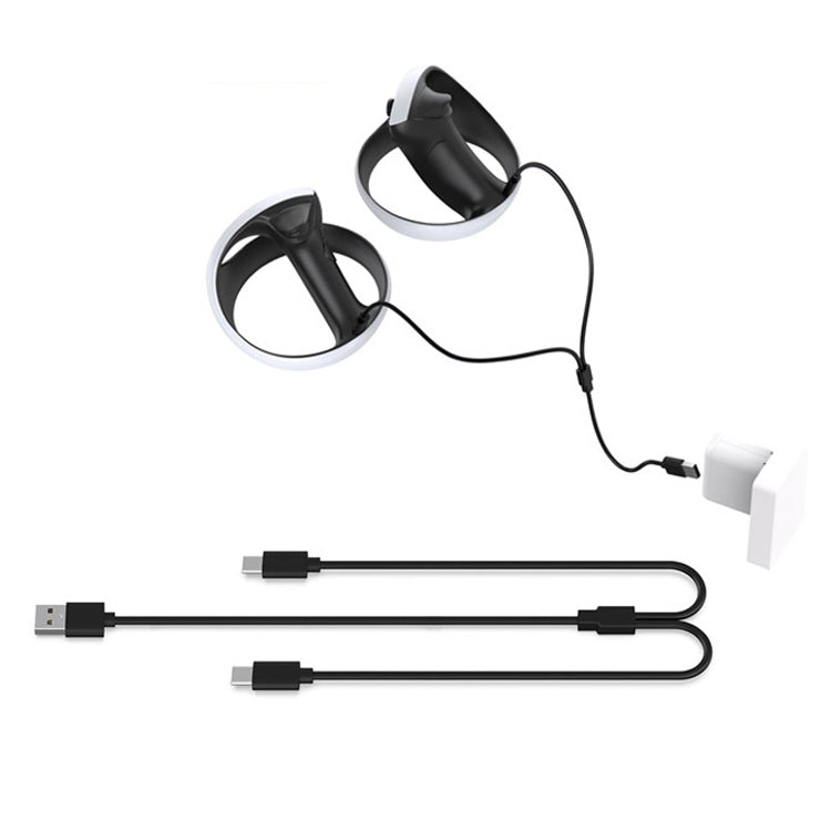 適用於PS5 VR2/Switch/PS5手柄DOBE Type-C一出二充電線
