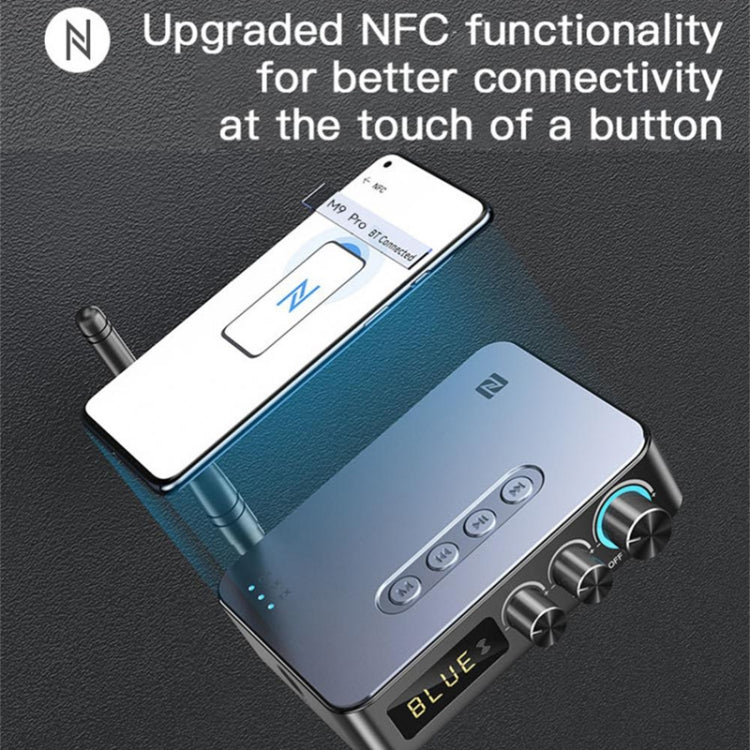 M9 Pro 5.1藍牙接收器發射器FM收音機4合1NFC音頻適配器