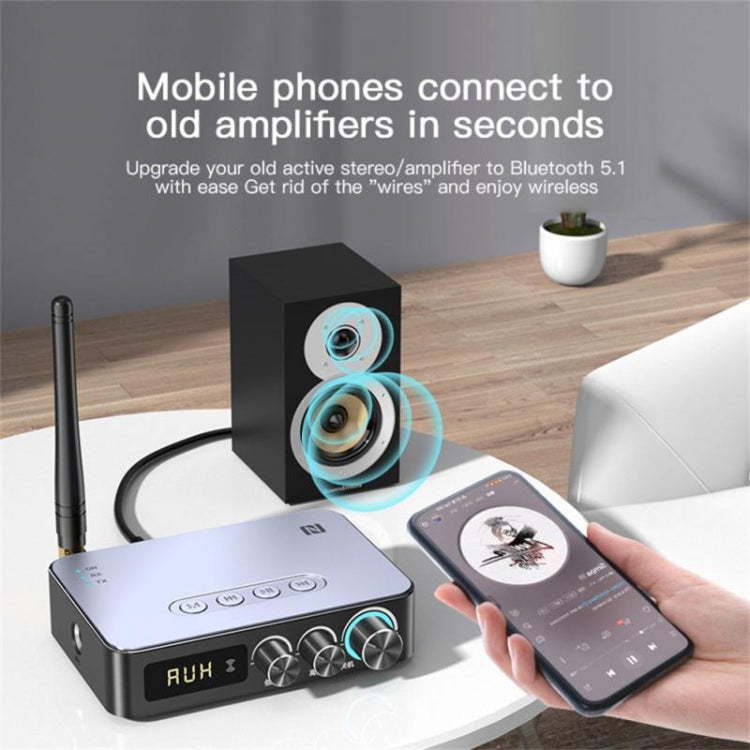 M9 Pro 5.1藍牙接收器發射器FM收音機4合1NFC音頻適配器