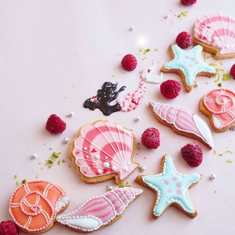 12個/套賣 不銹鋼餅乾模具 海洋生物組合套裝 烘焙DIY工具