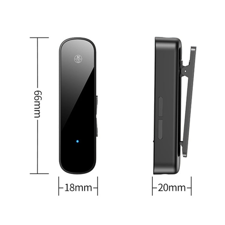 Y2 HiFi藍牙5.3音頻接收器 領夾式3.5mm音頻通話轉換器 支持TF卡播放