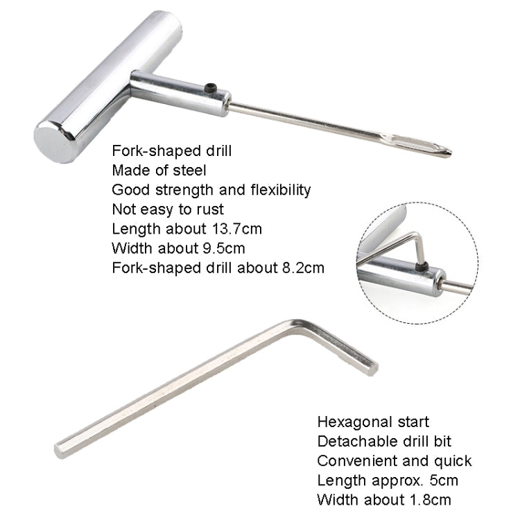 11件/套賣 汽車真空胎補胎工具 鐵柄快速補胎針