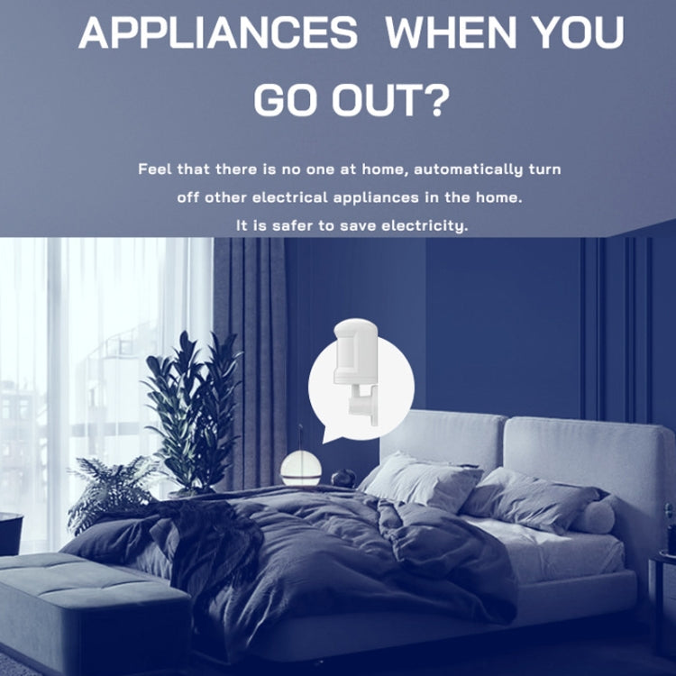 塗鴉智能APP ZigBee人體無線移動紅外探測器