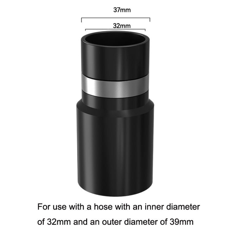 5個一賣 通用內徑32mm吸塵器配件軟管接頭螺紋管牆面插頭, 2 Layers Reducer