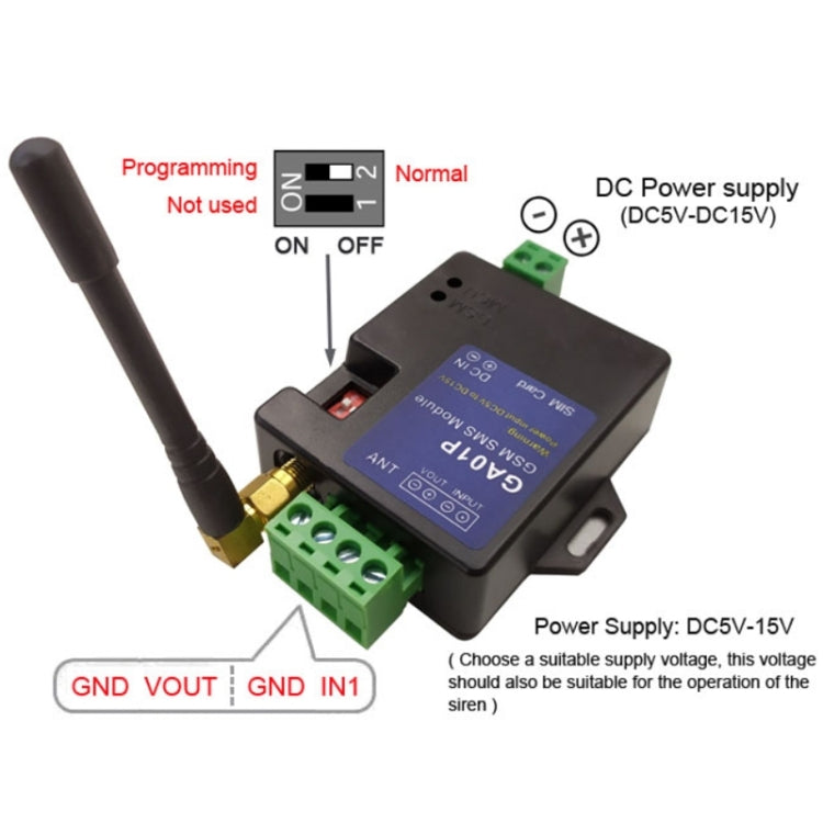 2G版本 迷你智能斷電/停電短信電話報警器