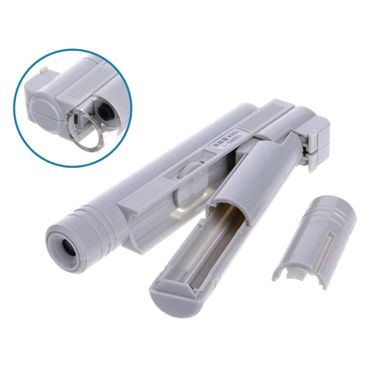 10085-1 100倍雙管顯微鏡 帶LED燈鑒定放大鏡